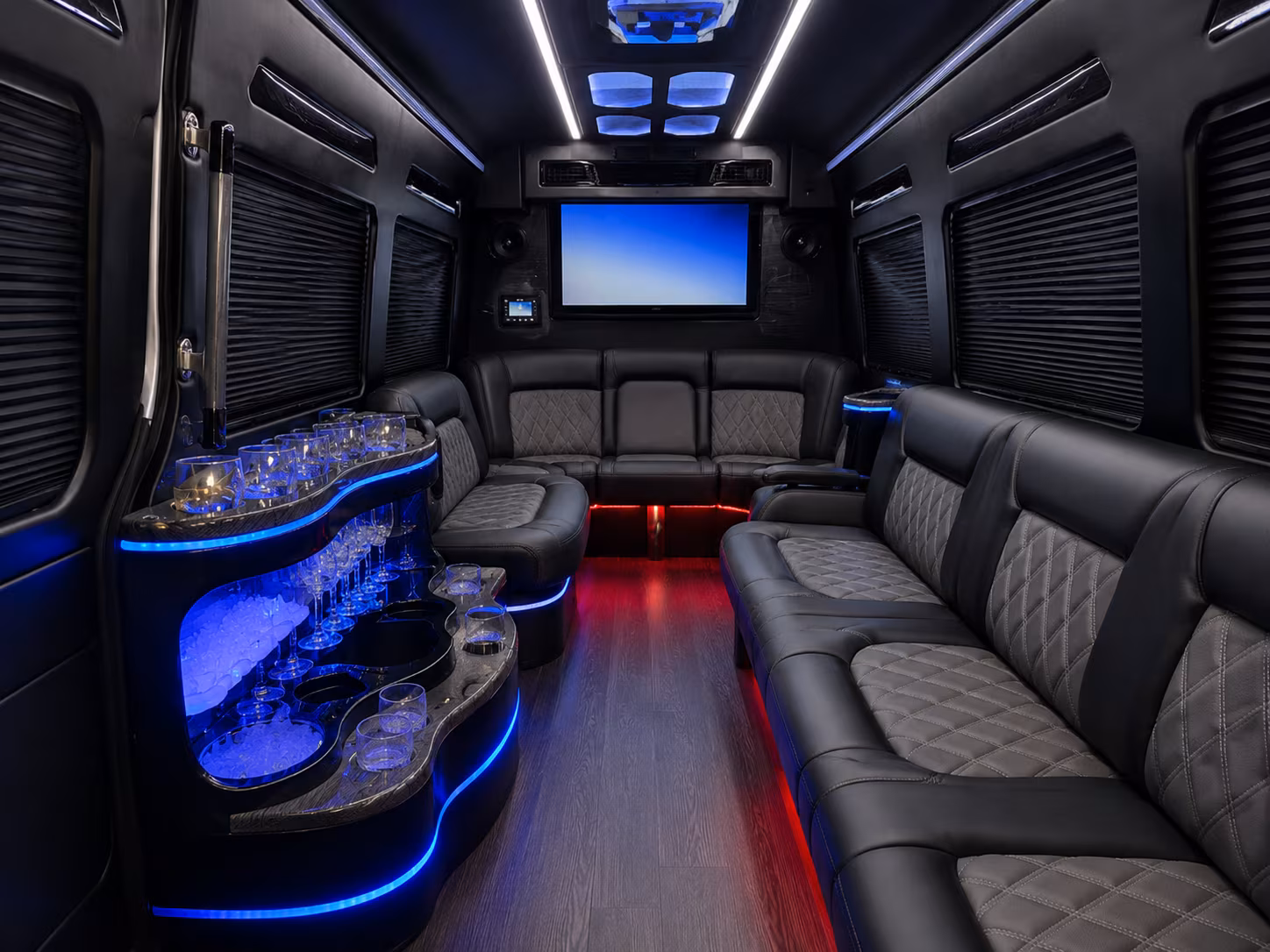 airport transfer buses for wedding guests flying into fresno