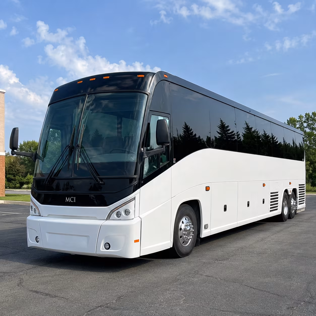 church group buses for pilgrimage and mission site visits