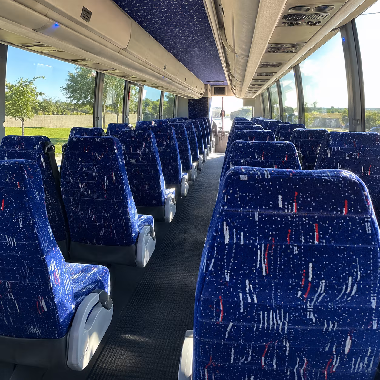 los angeles charter bus rentals long distance trips from visalia