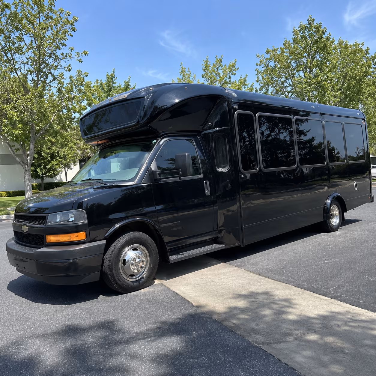 visalia 15 passenger party bus