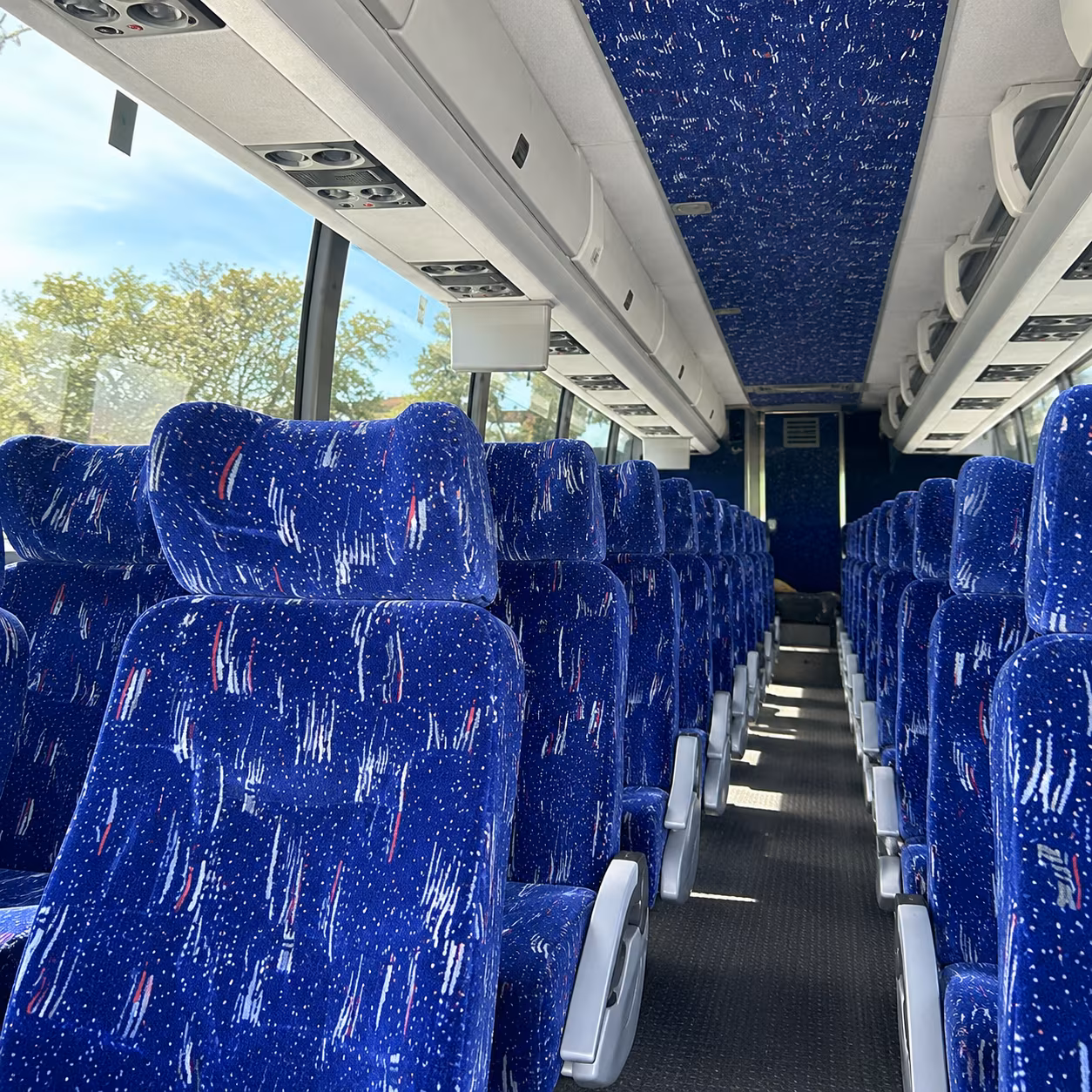 visalia school event transportation onboard seating